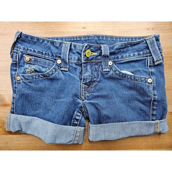 True Religion Pants - $159 True Religion Low-rise Slim Bootie Shorts Size 28